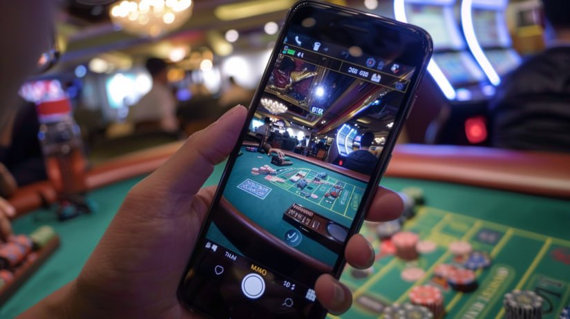 Meja Texas Hold'em Bonus dengan dealer langsung di studio kemonbet